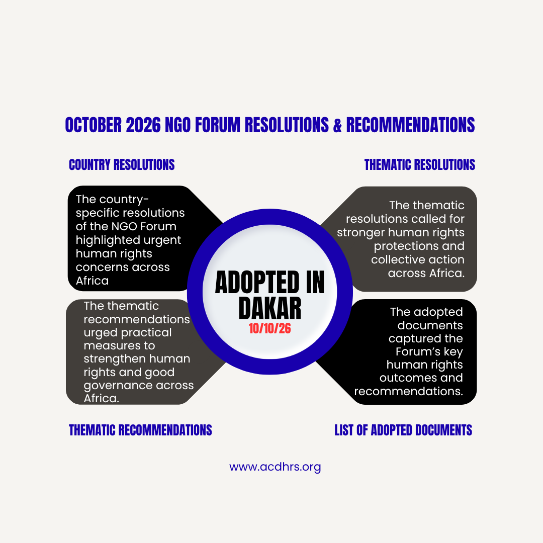 Resolutions and recommendations